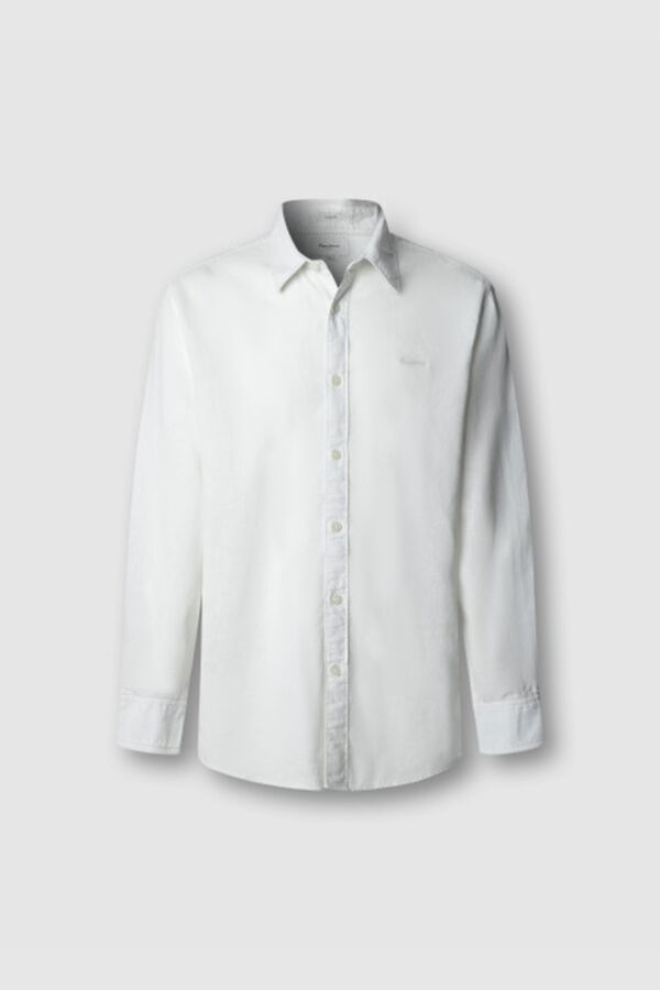 Pepe Jeans Camisa de manga comprida com logo branco