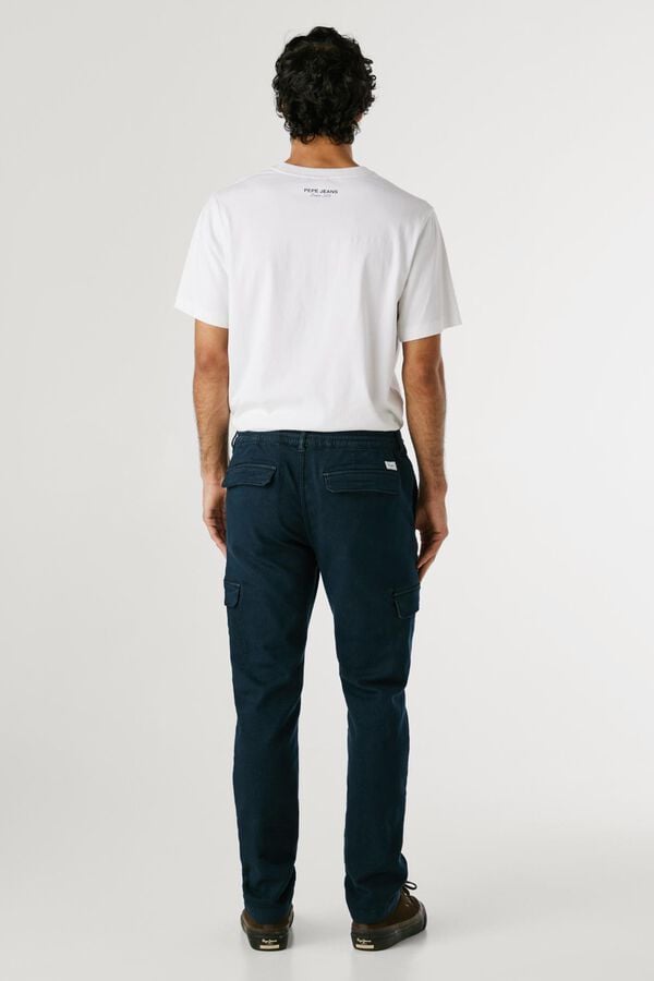 Pepe Jeans Calças Cargo Fit Slim azul