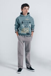Springfield Kids Calças calças chino confortáveis ​​e justas para meninos