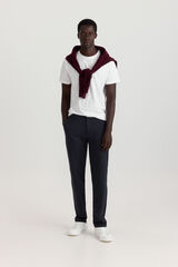 Springfield Comfort knit chinos blue