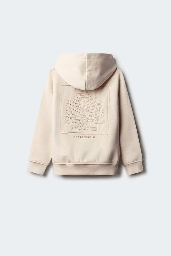 Springfield Kids Sweatshirt com capuz árvore menino estampado
