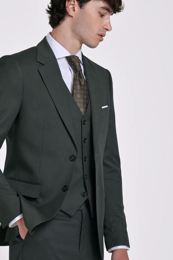 JVZ Blazer de fato olho de perdiz bege