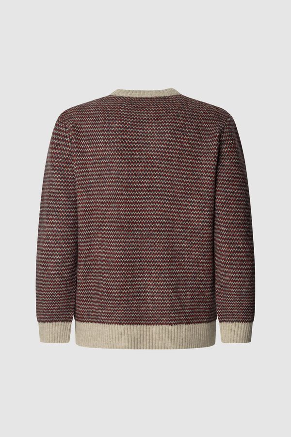 Pepe Jeans Jersey listrado de ajuste regular vermelho