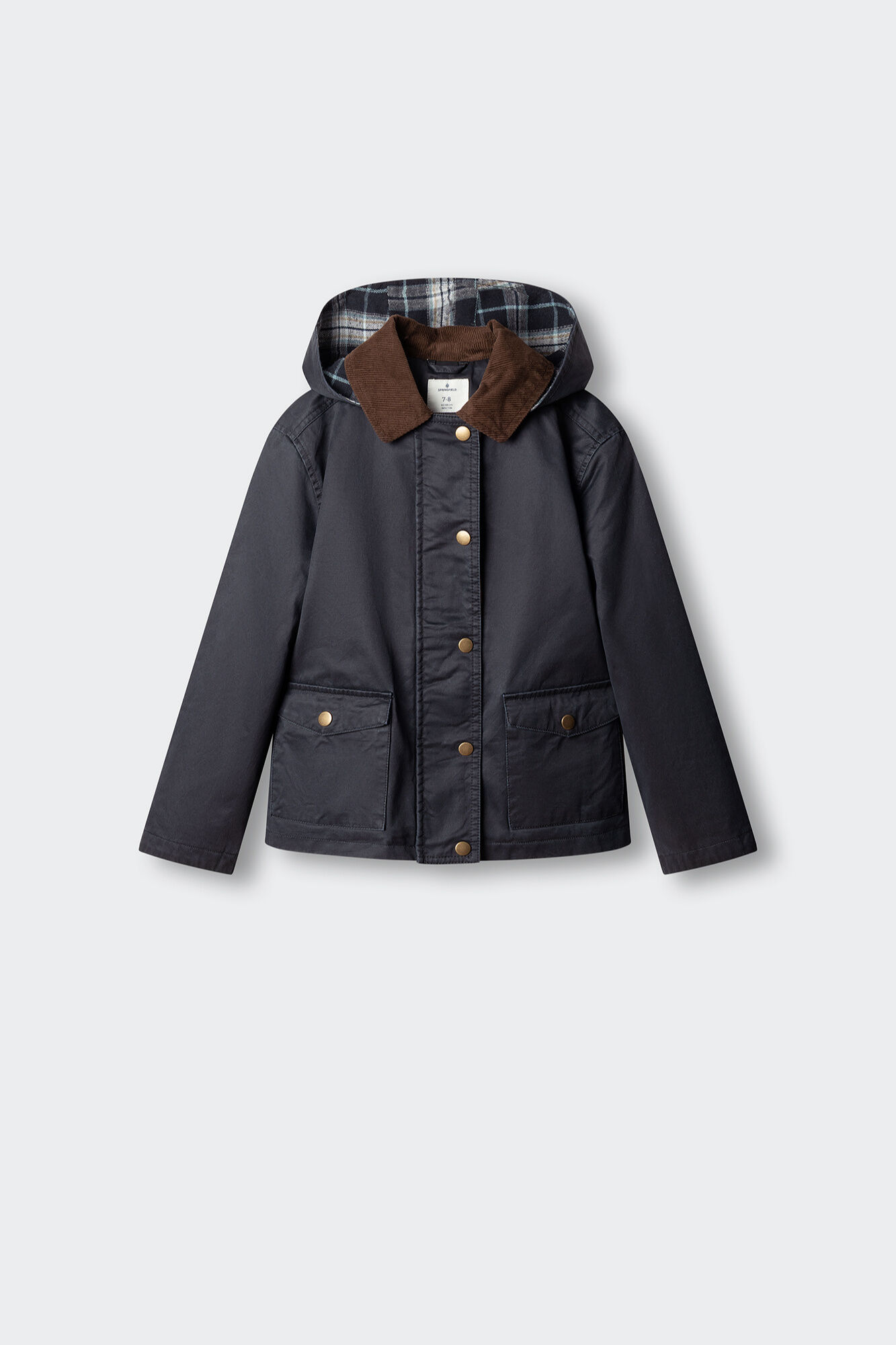 Springfield Kids Casaco encerado para menina