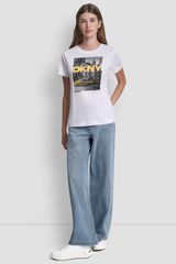 DKNY T-shirt de manga curta branco
