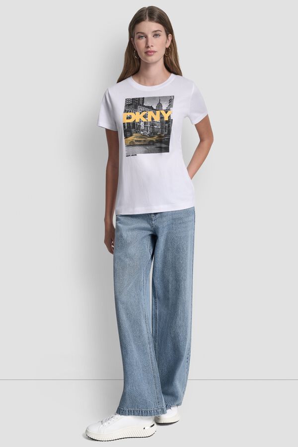 DKNY T-shirt de manga curta branco