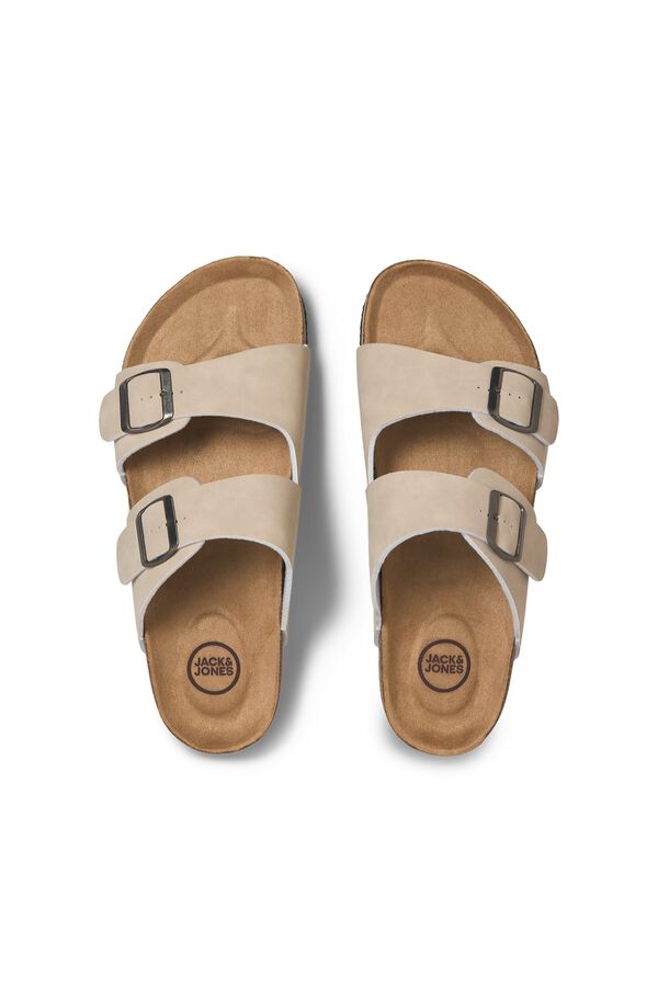 Jack & Jones Sand&aacute;lias fivelas sola leve cinzento