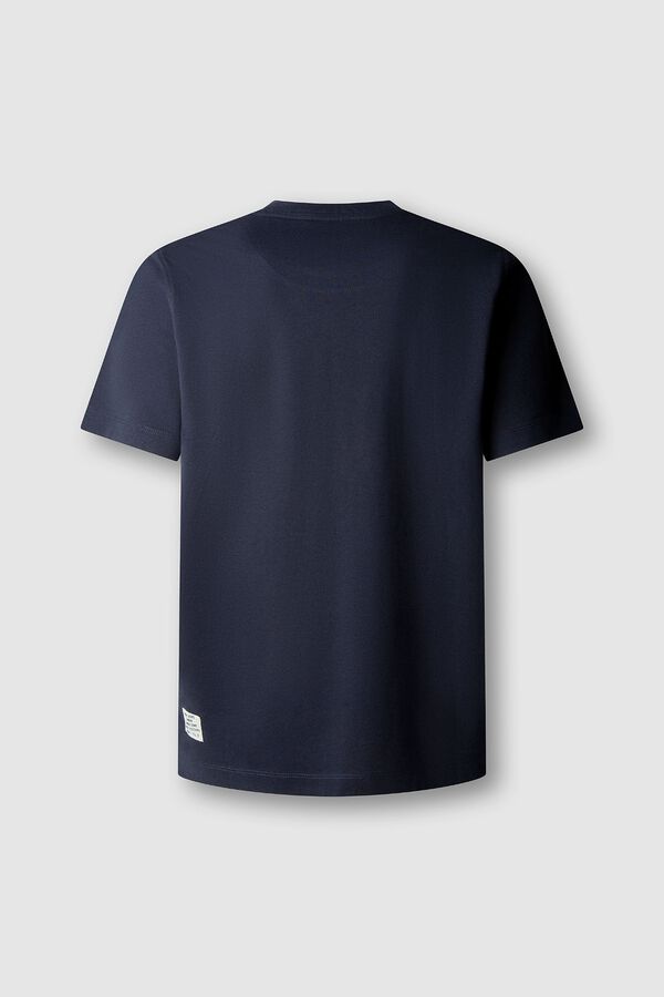 Pepe Jeans Camiseta gr&aacute;fica de manga corta azul