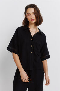 Springfield Camisa manga corta lace