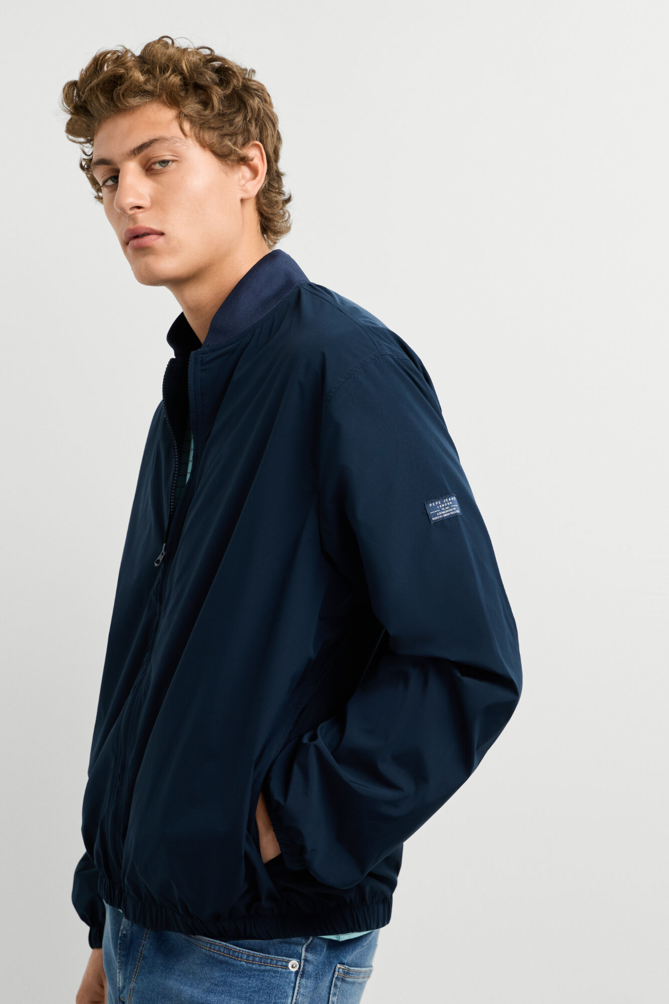 Pepe Jeans Casaco bomber com debruado