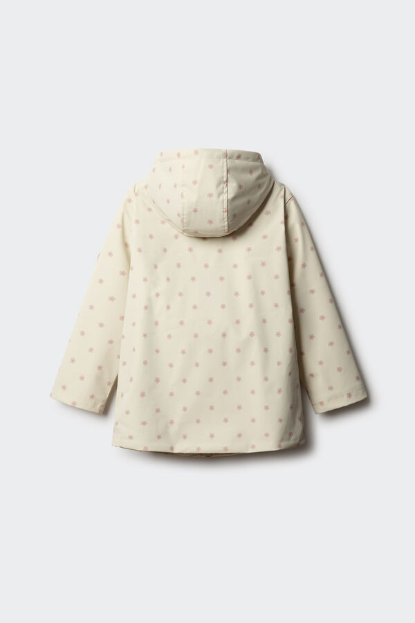 Springfield Kids Jaqueta emborrachada de bolinhas para menina estampado