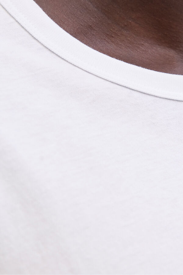 Jack & Jones camiseta b&aacute;sica e descontra&iacute;da branco