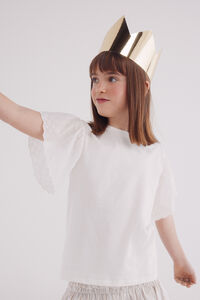 Springfield Kids T-shirt de menina com babados