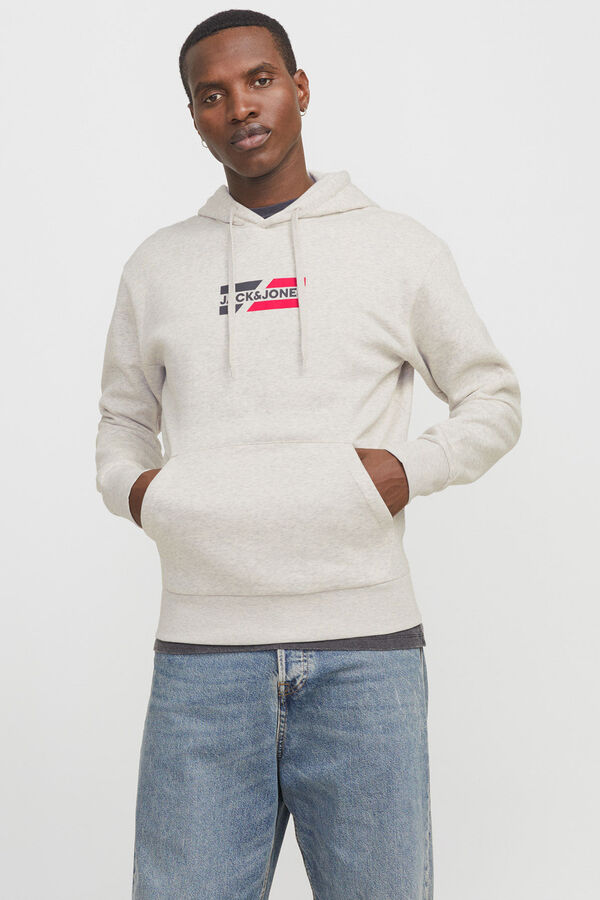 Jack & Jones Sweatshirt com logo frontal branco