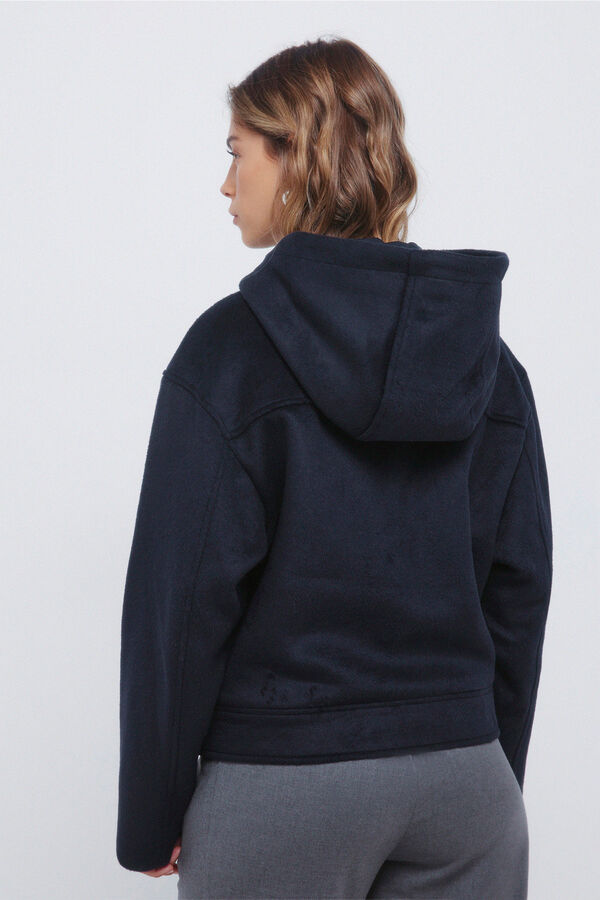 Springfield casaco de marinheiro com capuz azul