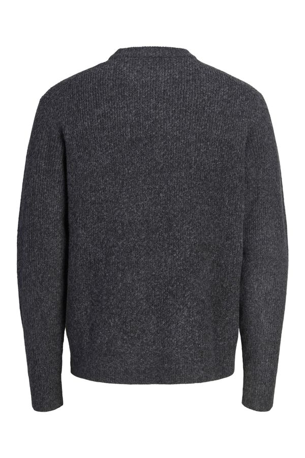 Jack & Jones Camisola relaxed gola redonda preto