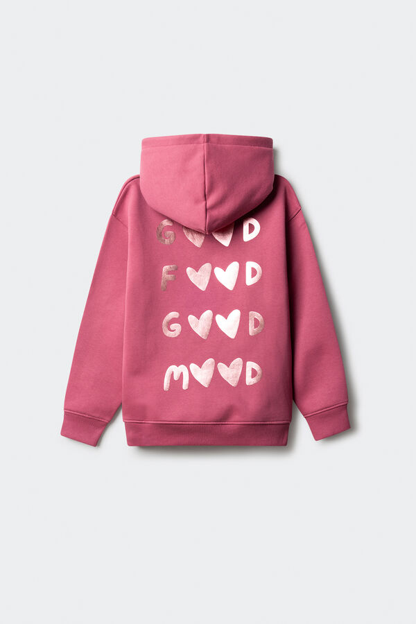 Springfield Kids Sweatshirt feminino GOOD MOOD. rosa