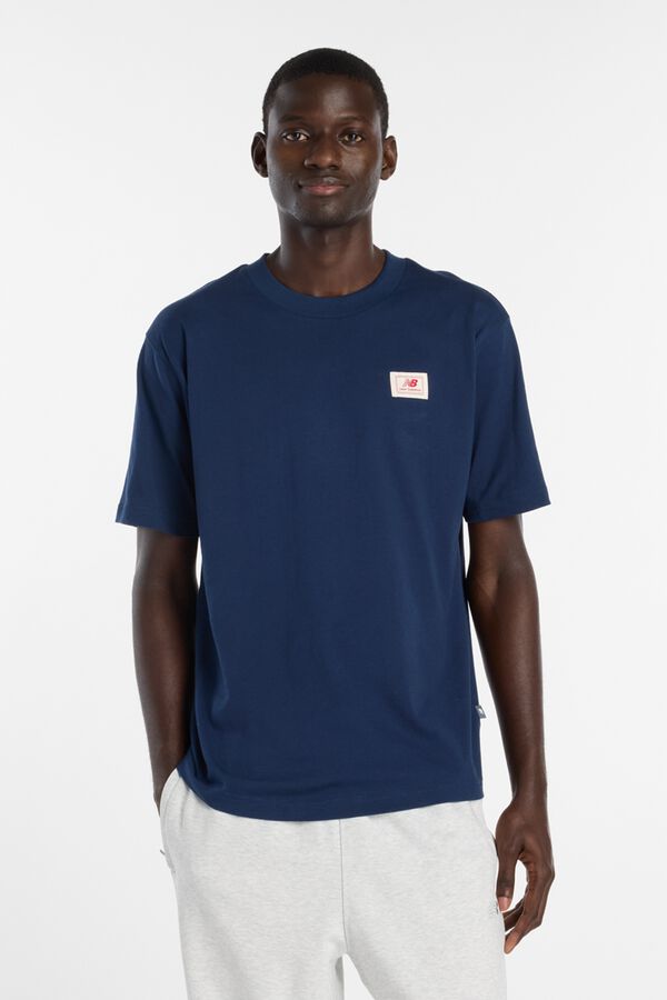 New Balance T-shirt de manga curta azul