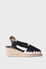 Toni Pons Alpercata de cunha com fitas preto