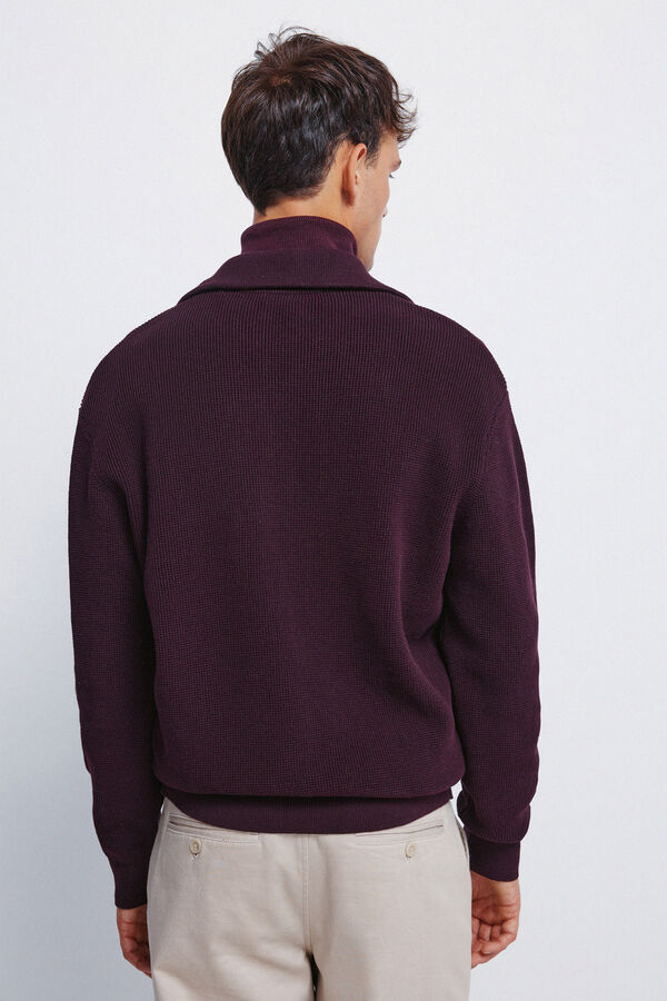 Springfield Cardigan com casaco de malha estampado