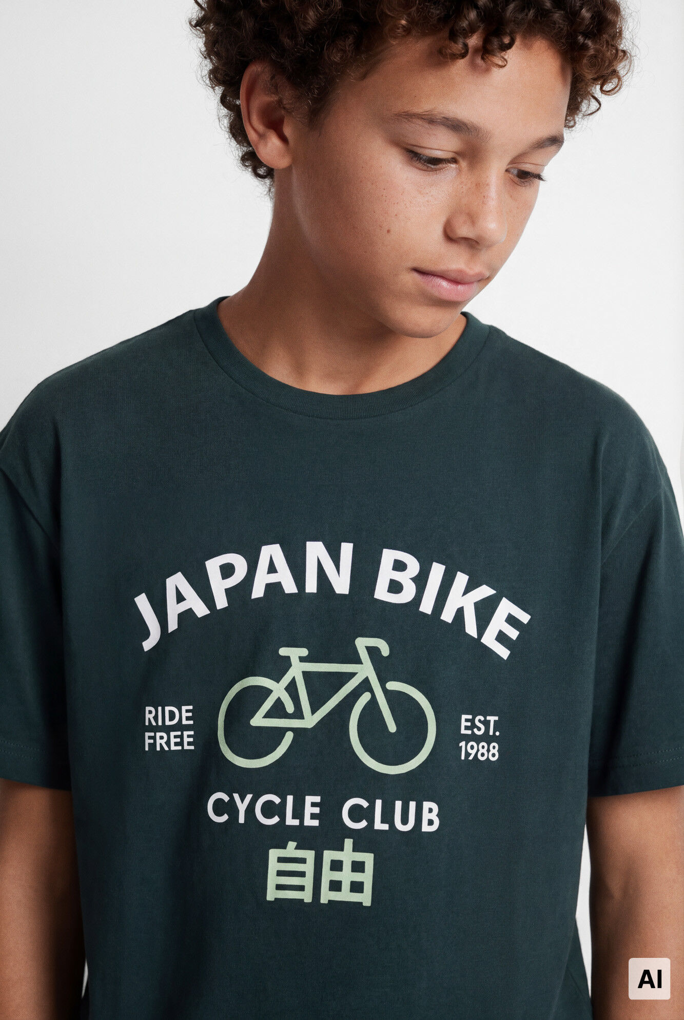 Springfield Kids T-shirt de manga curta "Japan Bike" para menino