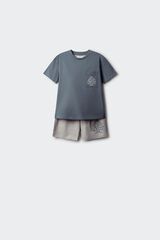 Springfield Kids Pijama de crian&ccedil;a com &aacute;rvore azul