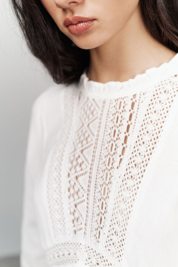 High Spirits Blusa Caprichosa bege