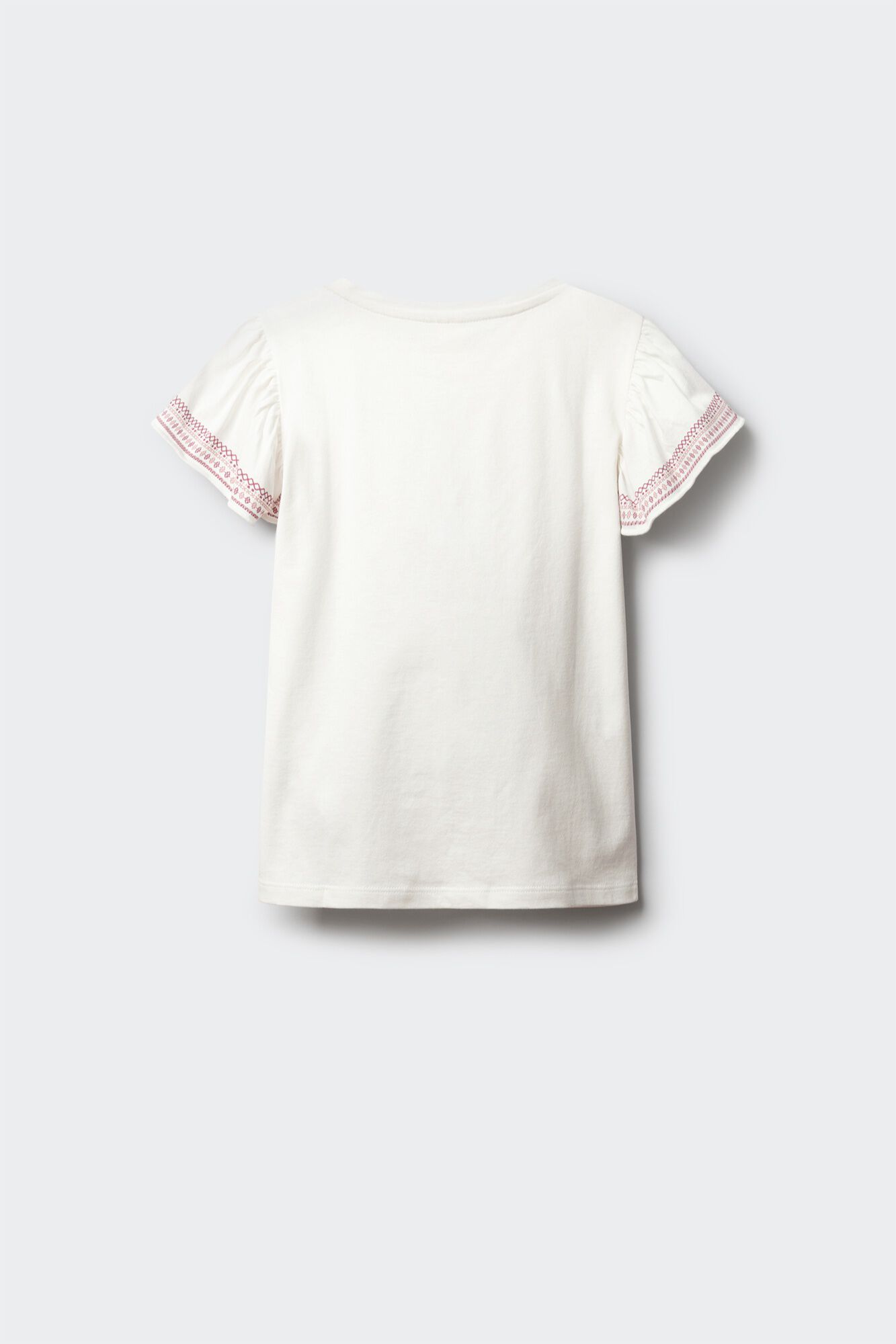 Springfield Kids T-shirt de manga curta b&aacute;sica com folho estampado para menina