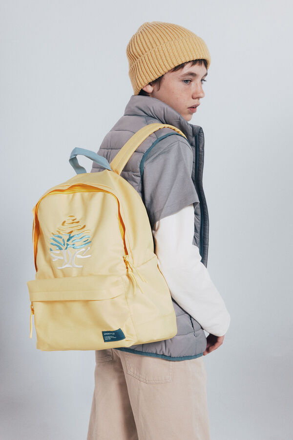Springfield Kids Mochila bicicleta menino amarelo