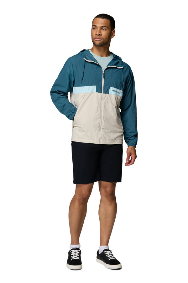 Columbia Corta-vento com capuz azul