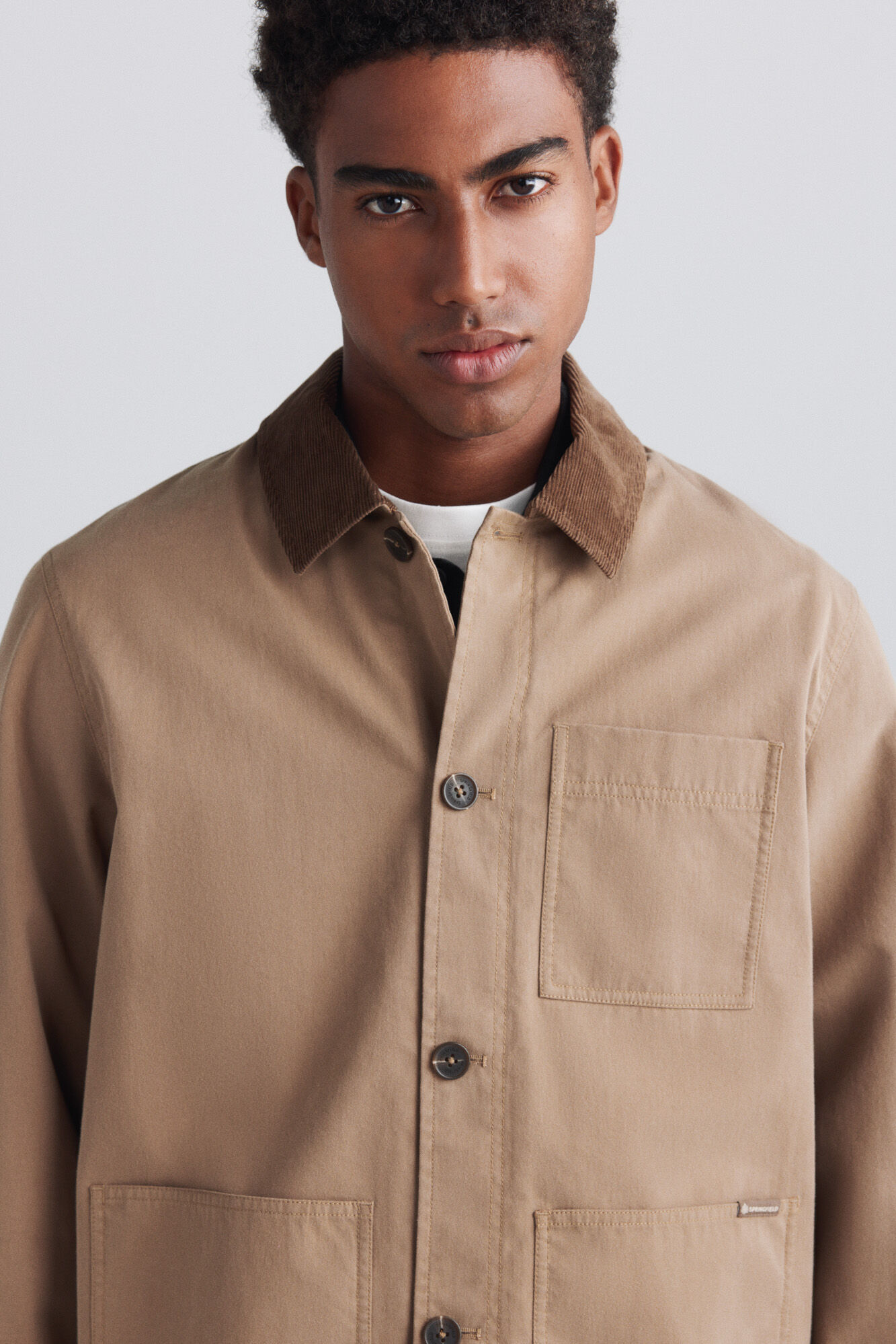 Springfield Sobrecamisa de algod&atilde;o