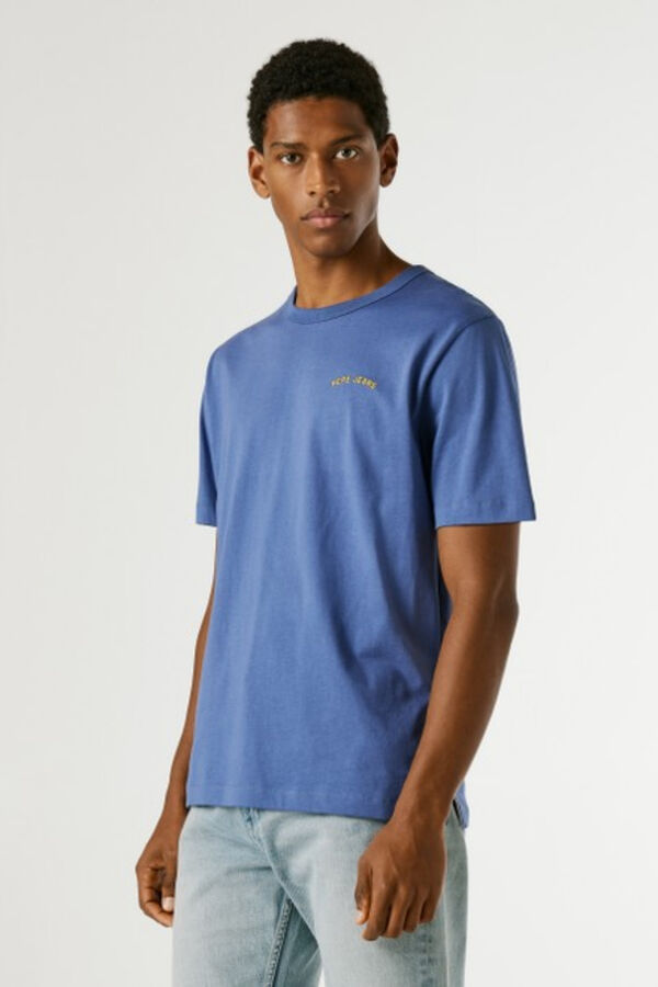 Pepe Jeans Camisa manga corta en punto azul