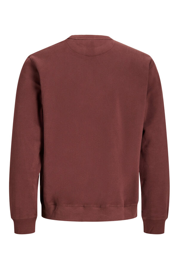 Jack & Jones Sweatshirt b&aacute;sico com logo vermelho