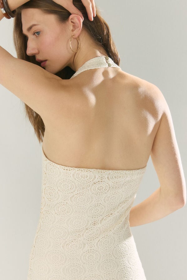 High Spirits Vestido Lirio branco