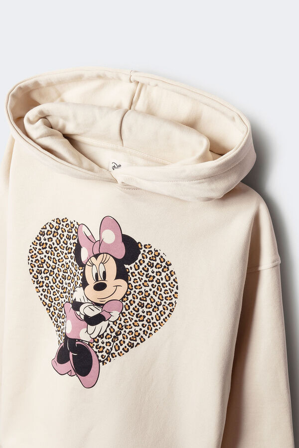 Springfield Kids Sweatshirt e estampa de leopardo da Minnie para meninas. estampado