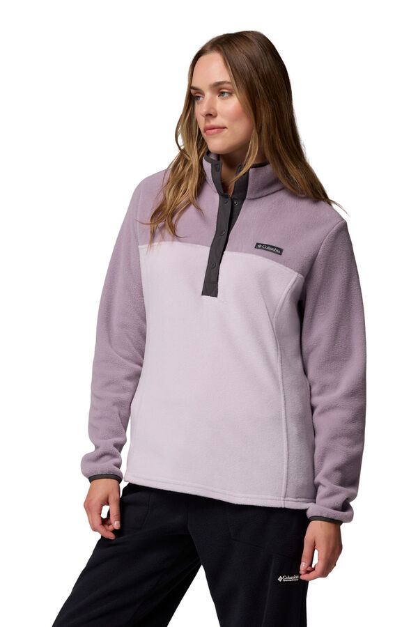 Columbia Forro polar com meio zíper rosa