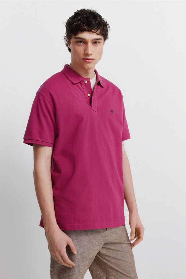Springfield Polo b&aacute;sico Springfield regular fit vermelho