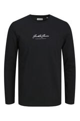 Jack & Jones T-shirt básica de manga comprida preto