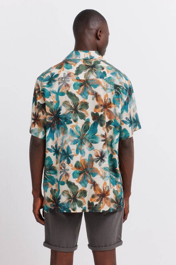 Springfield Bermudas 5 bolsos lavada slim fit cinzento