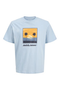 Jack & Jones PLUS T-shirt manga curta em algod&atilde;o