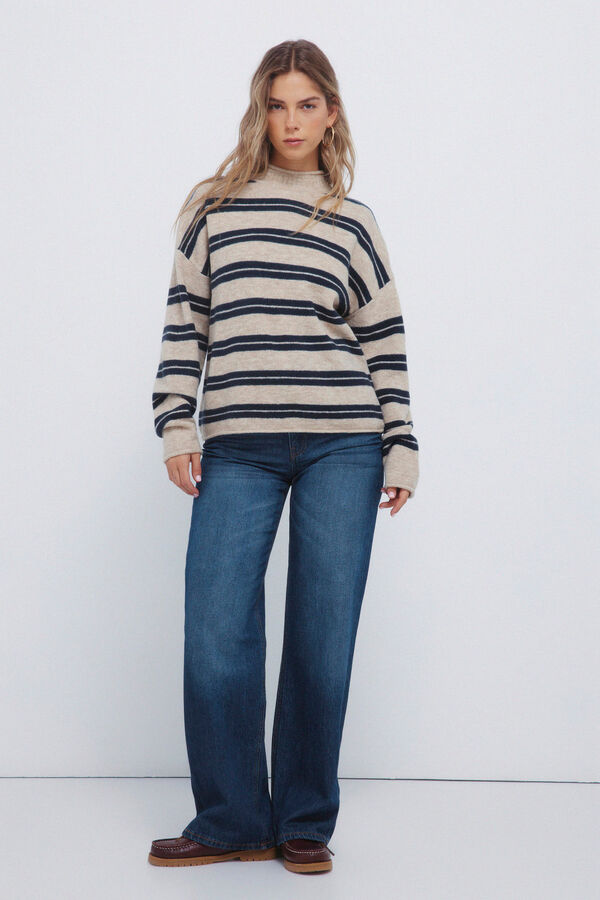 Springfield Camisola dupla azul