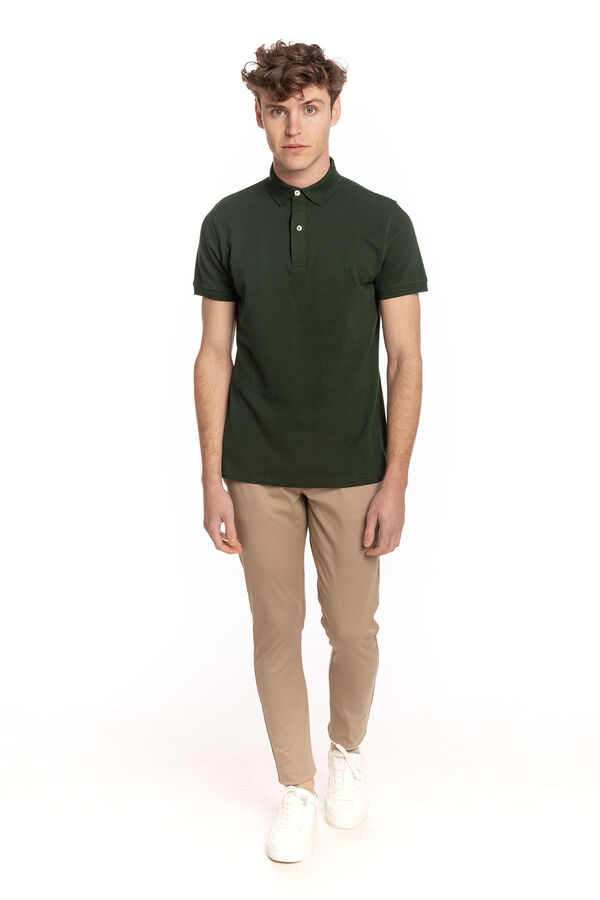 Celopman Calça Chino Skinny  vison
