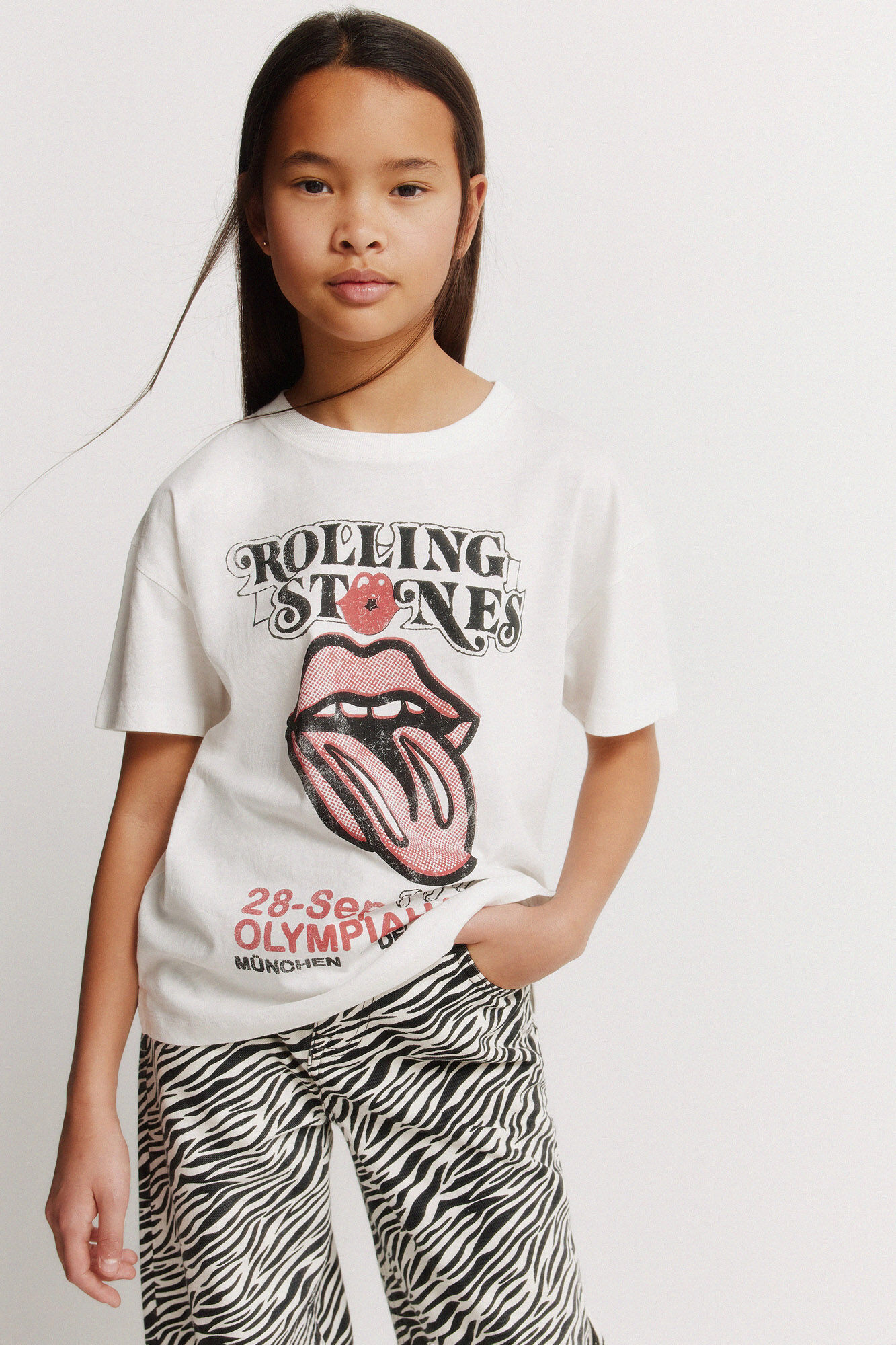 Springfield Kids T-shirt Rolling Stones para menina