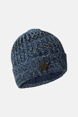 Izas Gorro de malha com forro polar azul