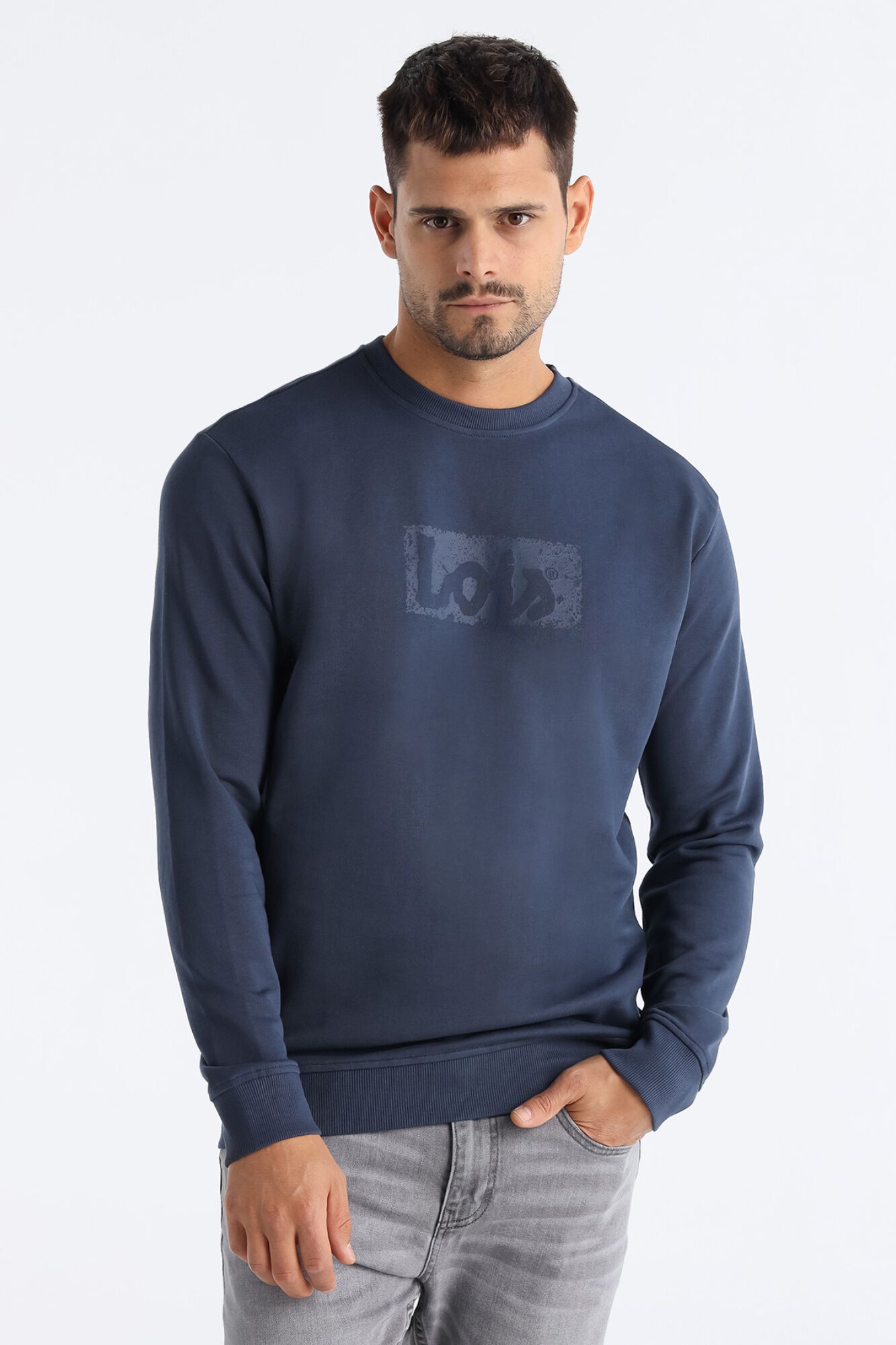 Lois Sweatshirt gola caixa