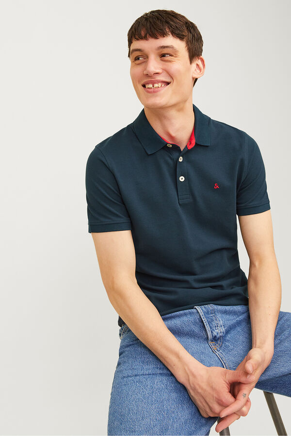 Jack & Jones Polo slim fit azul