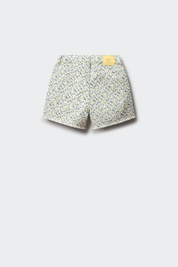 Springfield Kids Cal&ccedil;&otilde;es em sarja com estampado de flores para menina estampado