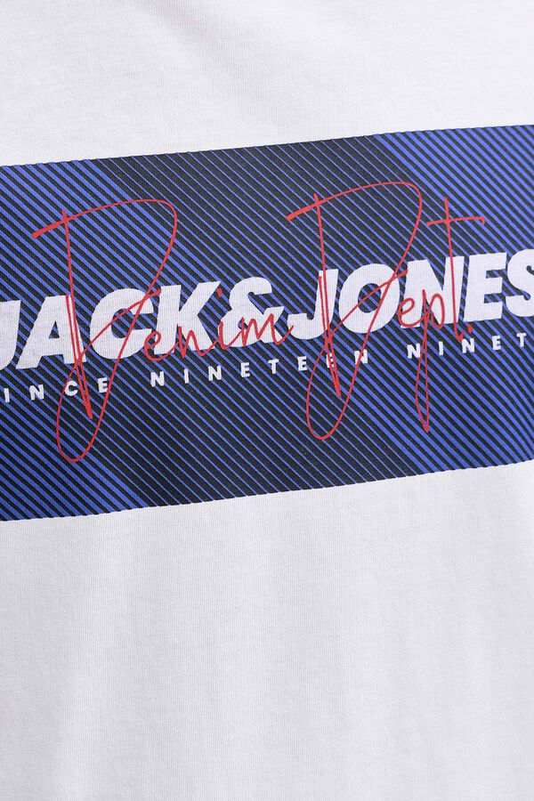 Jack & Jones T-shirt regular fit branco