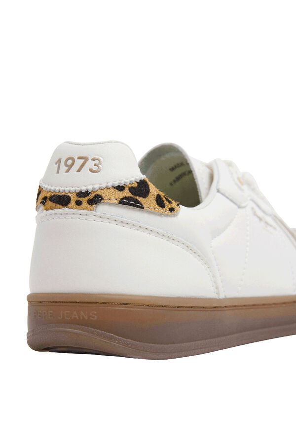 Pepe Jeans Zapatillas Con Detalles Animal Print blanco