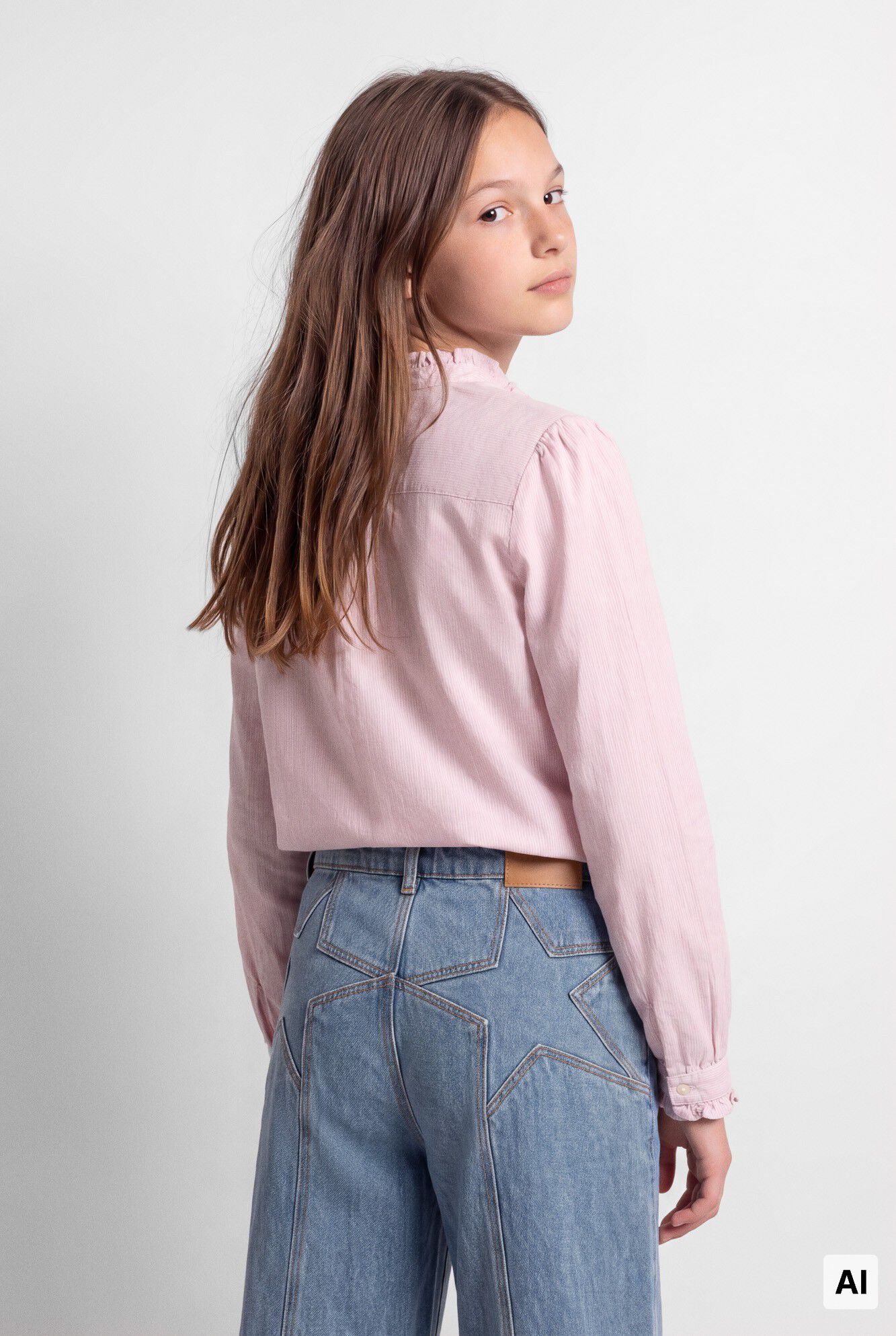 Springfield Kids Blusa oxford menina